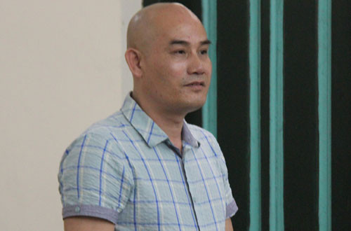 Anh Thiện tới tòa với tư cách bị hại.