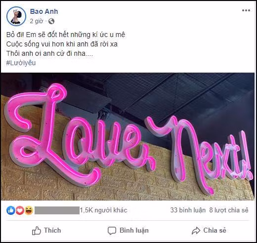 Hồ Quang Hiếu, Bảo Anh, hiếp dâm, love next