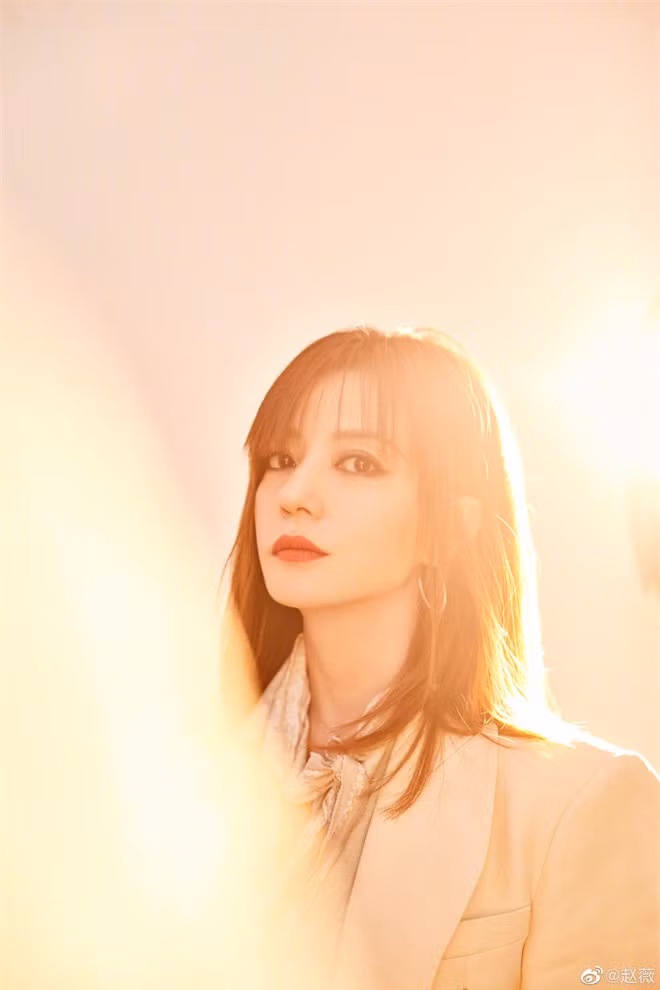 Lộ nhan sắc thực sự của Triệu Vy trên sóng truyền hình ảnh 5