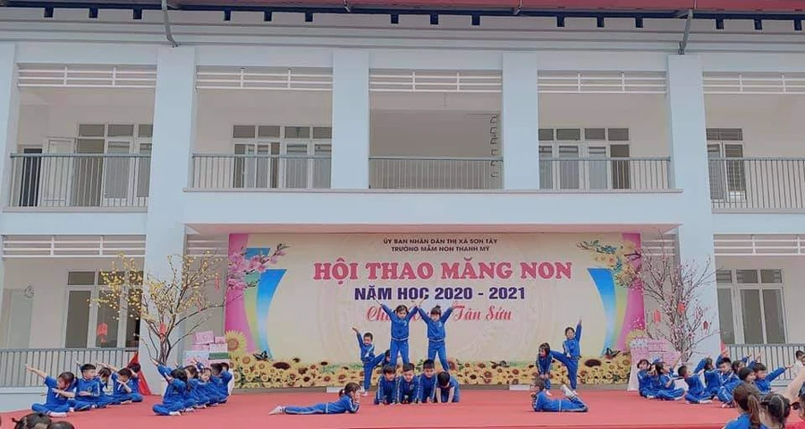 Hội thao măng non năm học 2020-2021