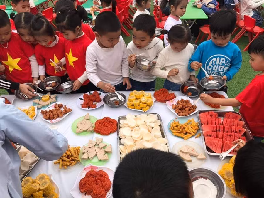 Trường Mầm non Thanh Mỹ (Sơn Tây - Hà Nội): Nỗ lực thi đua dạy tốt - học tốt ảnh 3