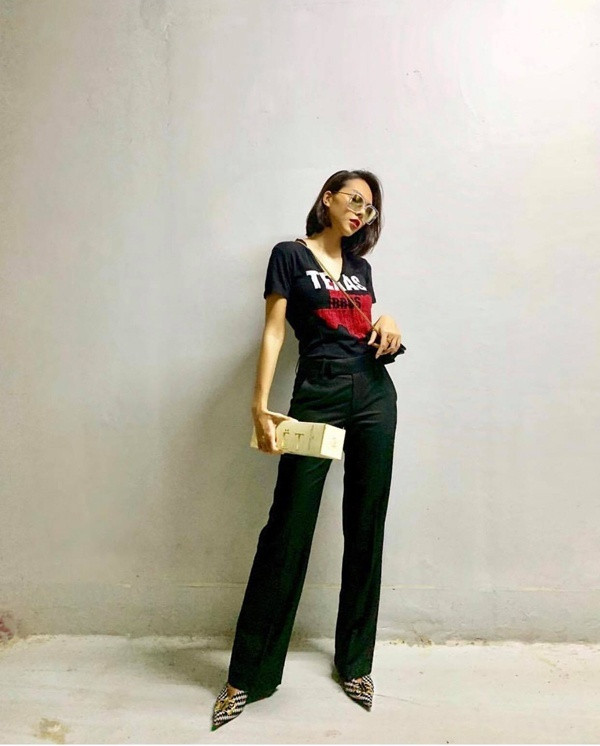 Mẹo chọn dáng quần tôn chân thon như sao Việt ảnh 9