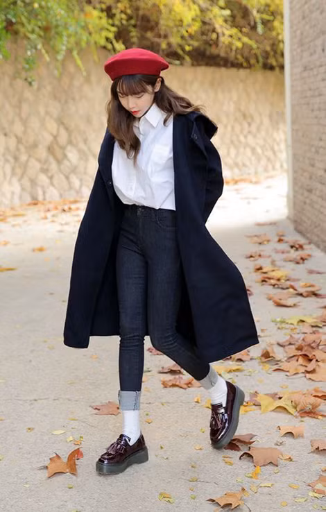 4 mẹo phối đồ đông đơn giản nhưng giúp bạn gái xinh như sao Hàn ảnh 6