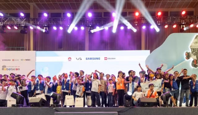 Chân dung các đội vô địch theo bảng sẽ đại diện Việt Nam dự thi World Robot Olympiad 2018 tại Thái Lan