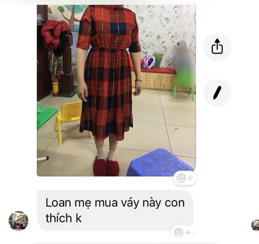 Mỗi khi mua quần áo cho con dâu, bà Huyền chụp hình gửi sang hỏi Loan có thích không. Ảnh: NVCC. Nàng dâu hạnh phúc vì được mẹ chồng bênh khi cãi nhau với chồng