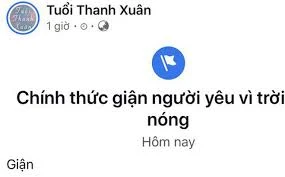 Hà Nội nắng nóng kinh hoàng, các page nổi tiếng đồng loạt đăng status dỗi 