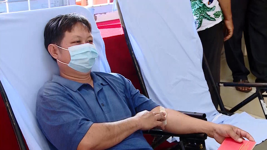 Anh Khanh đã có 31 lần tham gia hiến máu tình nguyện. Anh Khanh đã có 31 lần tham gia hiến máu tình nguyện.