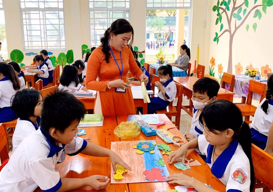 Dạy học Mĩ thuật theo phương pháp mới giúp học sinh hứng thú học tập, phát huy khả năng sáng tạo