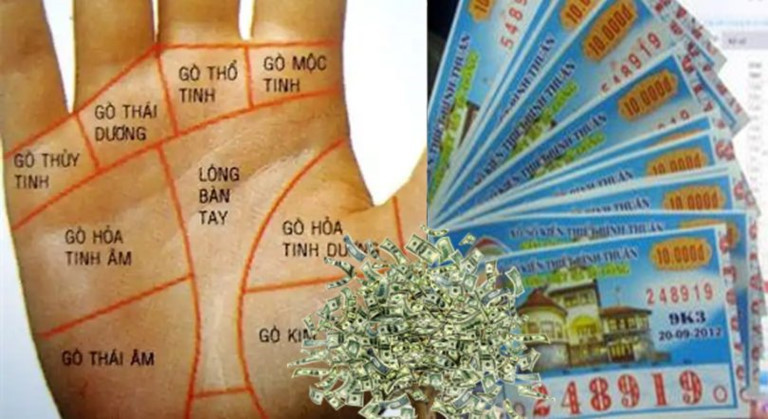 Dấu hiệu Thần Tài hộ mệnh trên bàn tay, ai có được vận đỏ như son, sung sướng cả đời