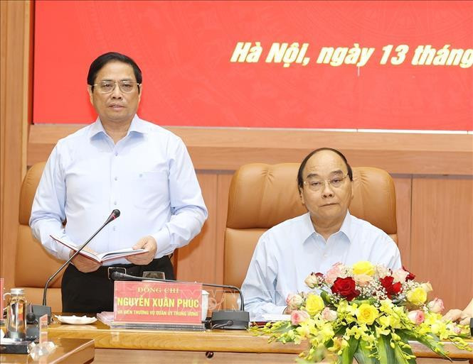 Thủ tướng Chính phủ Phạm Minh Chính phát biểu tại Hội nghị. Ảnh: Trí Dũng/TTXVN Thủ tướng Chính phủ Phạm Minh Chính phát biểu tại Hội nghị. Ảnh: Trí Dũng/TTXVN