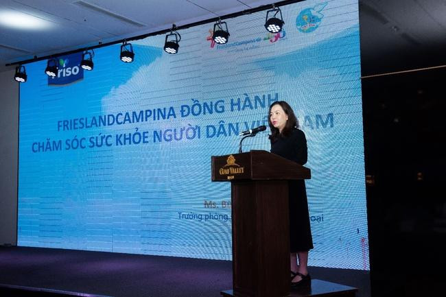 Bà Bùi Thị Thu Hương – Trưởng phòng Đối ngoại FrieslandCampina Việt Nam chia sẻ về sứ mệnh, mục đích hoạt động của Tập đoàn Bà Bùi Thị Thu Hương – Trưởng phòng Đối ngoại FrieslandCampina Việt Nam chia sẻ về sứ mệnh, mục đích hoạt động của Tập đoàn