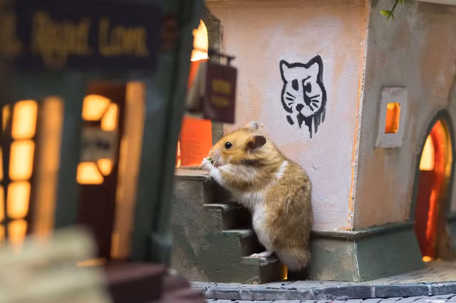 Chuột leo cầu thang.