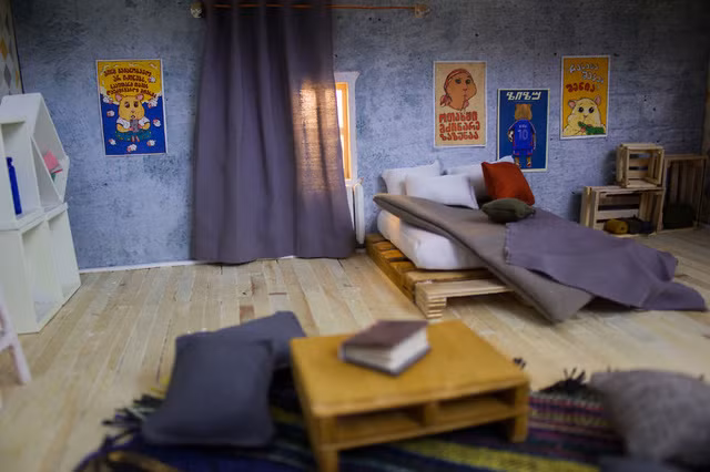 Phòng ngủ của một chú chuột đực.