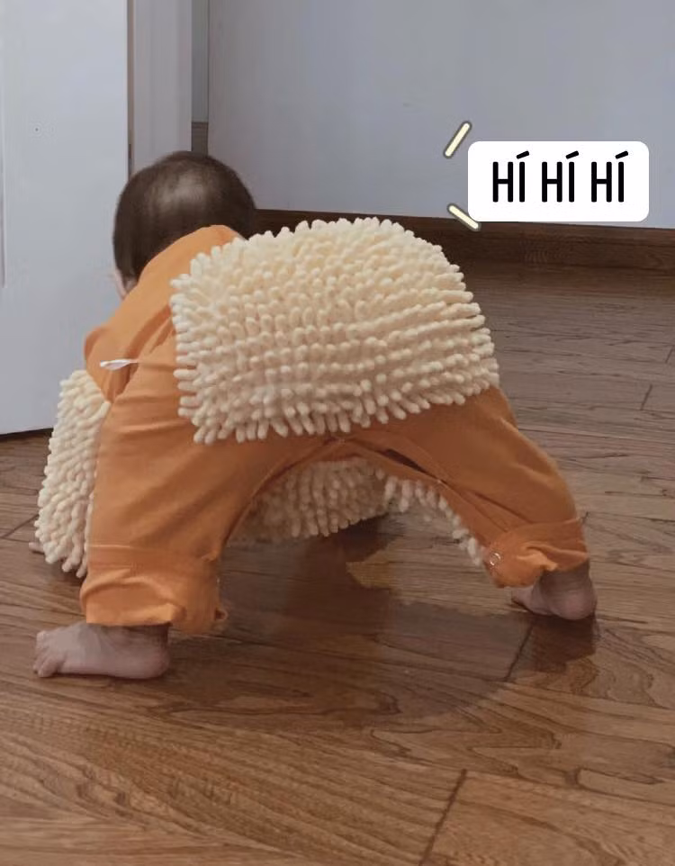 Máy lau nhà này xịn quá.