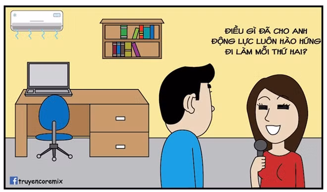 Ngã ngửa động lực giúp chúng ta đi làm vào sáng thứ hai