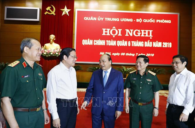 Thủ tướng Nguyễn Xuân Phúc dự Hội nghị Quân chính toàn quân ảnh 3 Chú thích ảnh