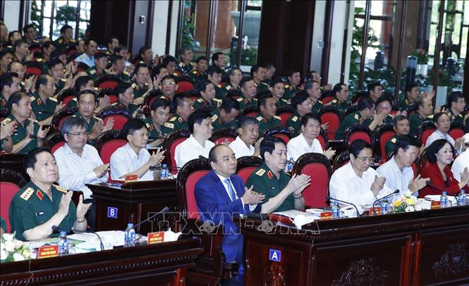 Thủ tướng Nguyễn Xuân Phúc dự Hội nghị Quân chính toàn quân ảnh 4 Chú thích ảnh