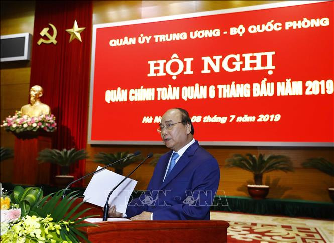 Thủ tướng Nguyễn Xuân Phúc dự Hội nghị Quân chính toàn quân ảnh 5 Chú thích ảnh