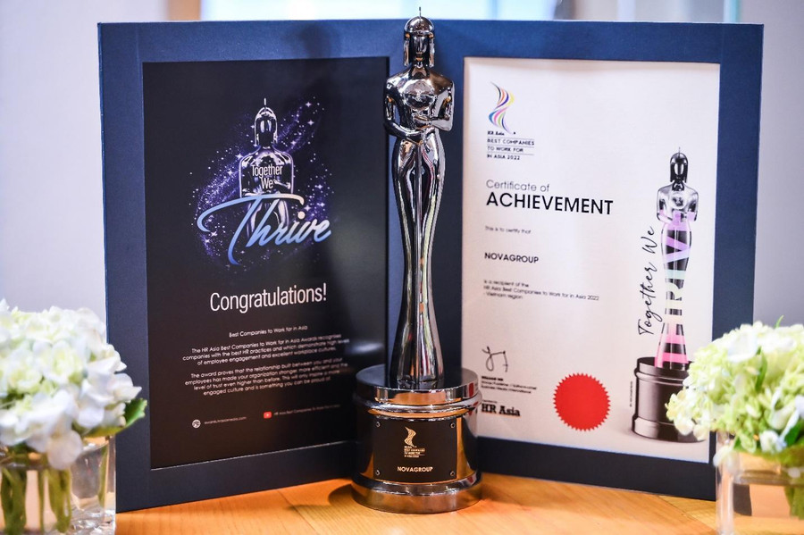 Giải thưởng Best Companies to Work for in Asia là một giải thưởng Quốc tế uy tín được tổ chức HR Asia trao hàng năm. Giải thưởng Best Companies to Work for in Asia là một giải thưởng Quốc tế uy tín được tổ chức HR Asia trao hàng năm.