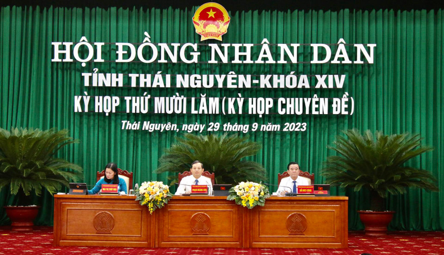 Kỳ họp thứ 15 (Kỳ họp chuyên đề) HĐND tỉnh Thái Nguyên.