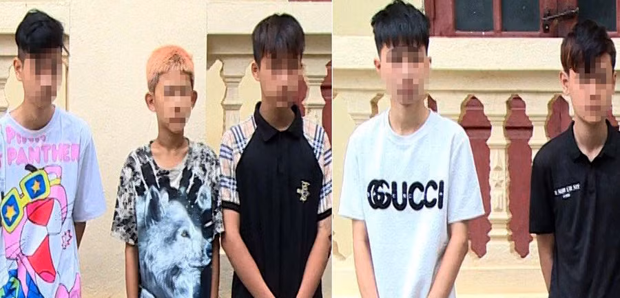 Các nghi phạm gây ra vụ cướp giật. (Ảnh: CATH)