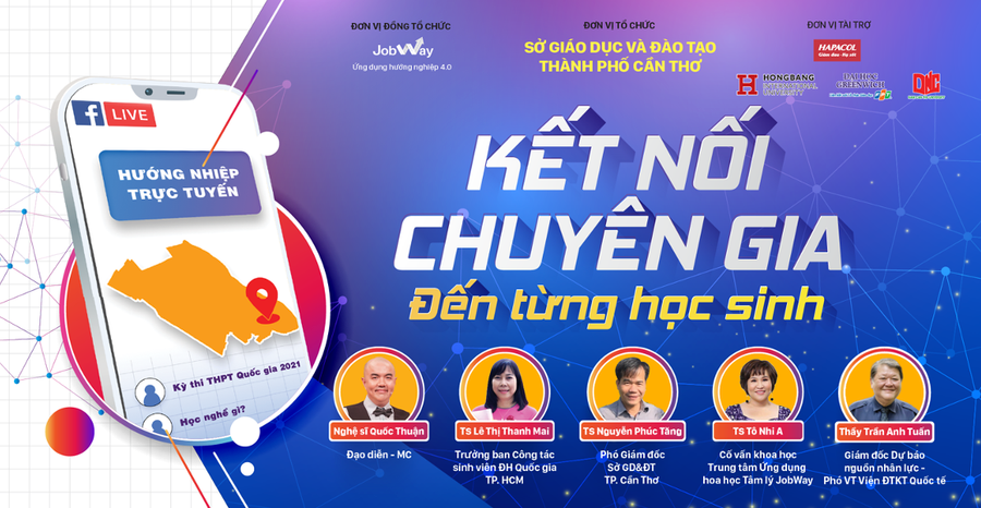 Chương trình “Kết nối chuyên gia đến từng học sinh TP Cần Thơ” năm 2021.