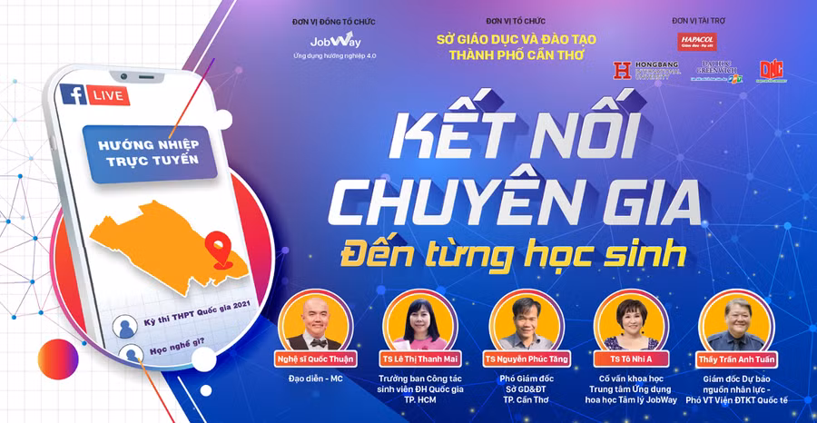Chương trình “Kết nối chuyên gia đến từng học sinh TP Cần Thơ” năm 2021.