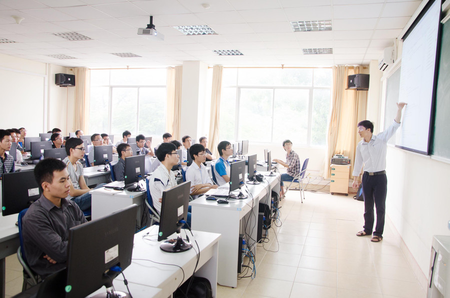 Một giờ học của sinh viên Trường ĐH Bách khoa Hà Nội