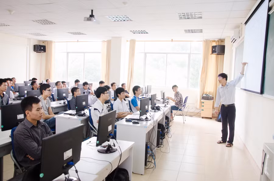 Một giờ học của sinh viên Trường ĐH Bách khoa Hà Nội