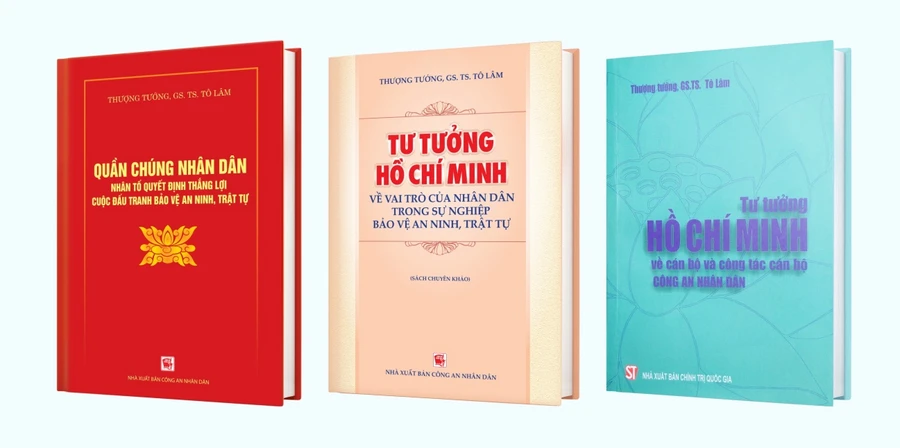 Những cuốn sách tâm huyết của Thượng tướng , GS,TS.Tô Lâm