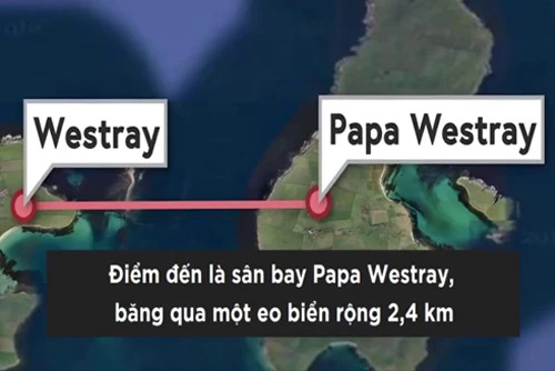 Video: Chuyến bay ngắn nhất thế giới có quãng đường 2,4km và mất 53 giây