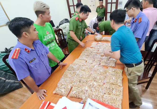 Tang vật cơ quan chức năng thu giữ.