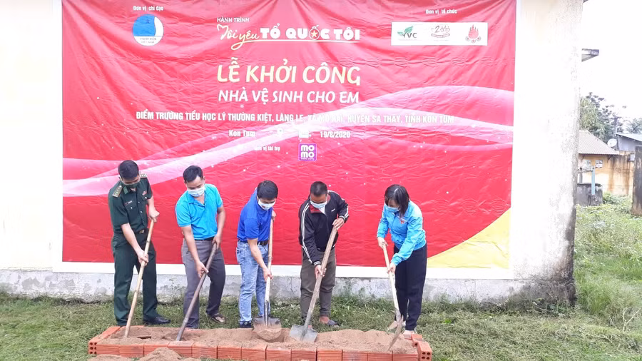 Trung ương Hội Liên hiệp Thanh niên Việt Nam tổ chức khởi công 3 công trình thanh niên hỗ trợ thanh, thiếu nhi dân tộc thiểu số có hoàn cảnh khó khăn.