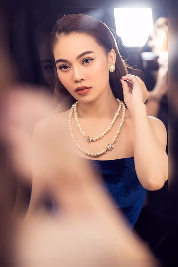 Cô cho biết, bản thân muốn xây dựng phong cách gợi cảm nhưng vẫn nền nã của một bà mẹ mặn mà, chín chắn hơn.