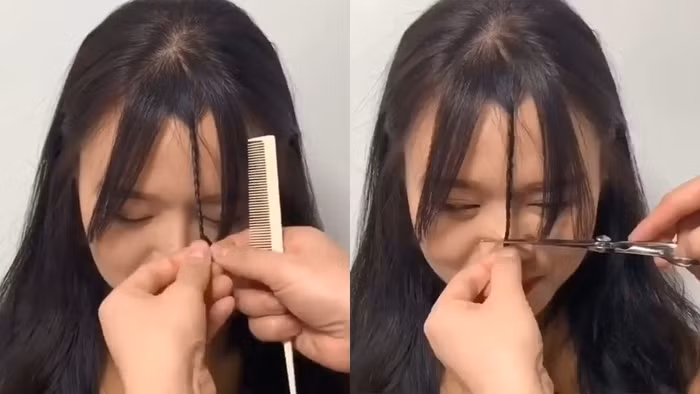 Nhà tạo mẫu tóc Hàn Quốc chỉ 3 chiêu giúp bạn gái tự tạo kiểu tóc mái ở nhà đẹp xinh như đi ra tiệm