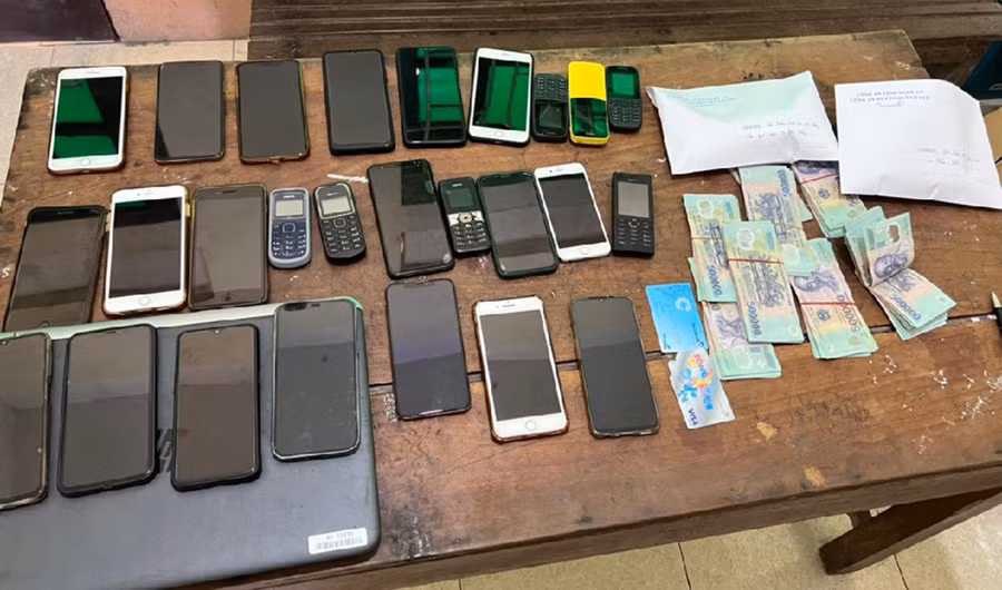 Tang vật thu giữ trong chuyên án.