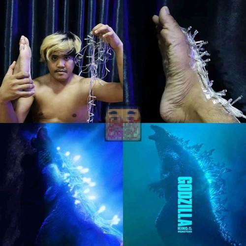 Thanh niên "IQ vô cực" cosplay phim Chúa tể Godzilla