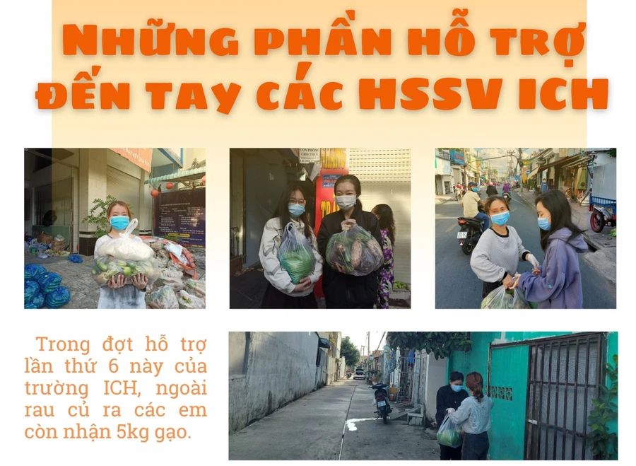 Trường CĐ Quốc tế TPHCM(ICH) chăm lo và hỗ trợ sinh viên bị ảnh hưởng vì dịch Covid-19.