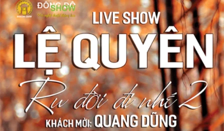 Đêm liveshow Ru đời đi nhé 2 của Lệ Quyên diễn ra tối 6/2 tại Hà Nội, với những vị khách đặc biệt là các cầu thủ đội tuyển U23 Việt Nam