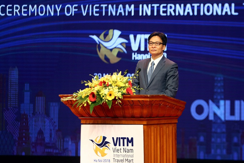 Phó Thủ tướng Vũ Đức Đam phát biểu khai mạc Hội chợ