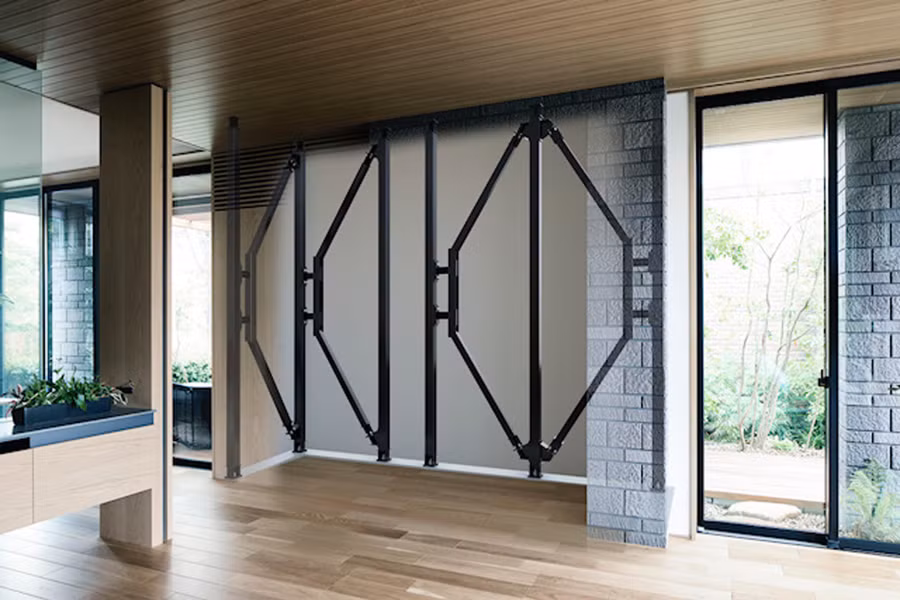 Không gian mô hình nhà chống thiên tai thế hệ mới của Công ty Daiwa House.