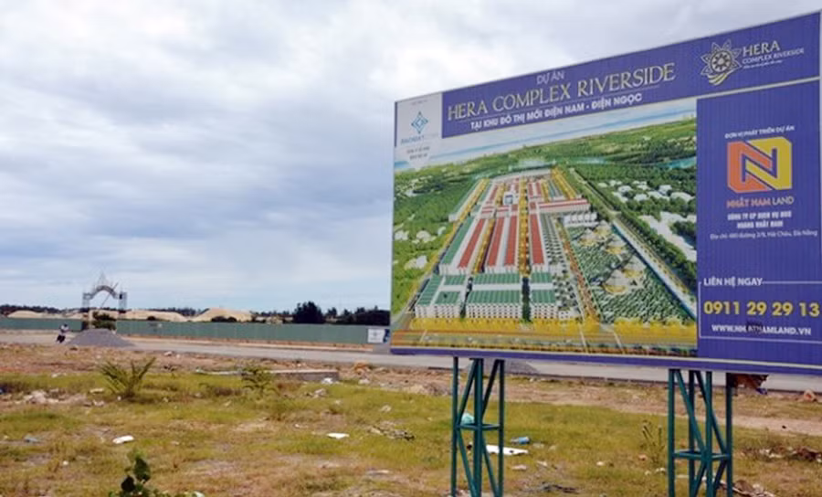 Phối cảnh dự án Hera tại Khu đô thị Điện Nam - Điện Ngọc do Công ty Bách Đạt An làm chủ đầu tư. Ảnh: T.G