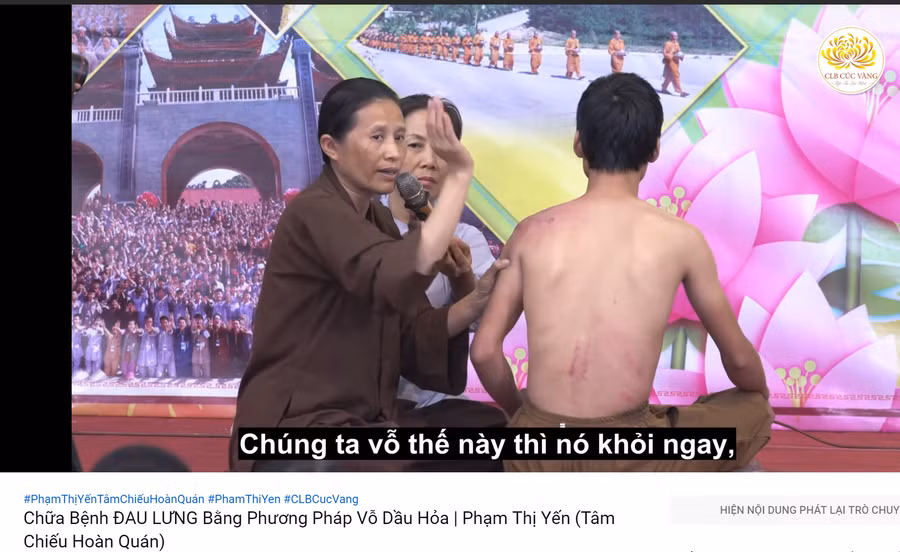 Bác sĩ nói gì phương pháp vỗ dầu hỏa chữa bệnh của cô Yến chùa Ba Vàng? ảnh 1 Keyword đầu tiên có dấu