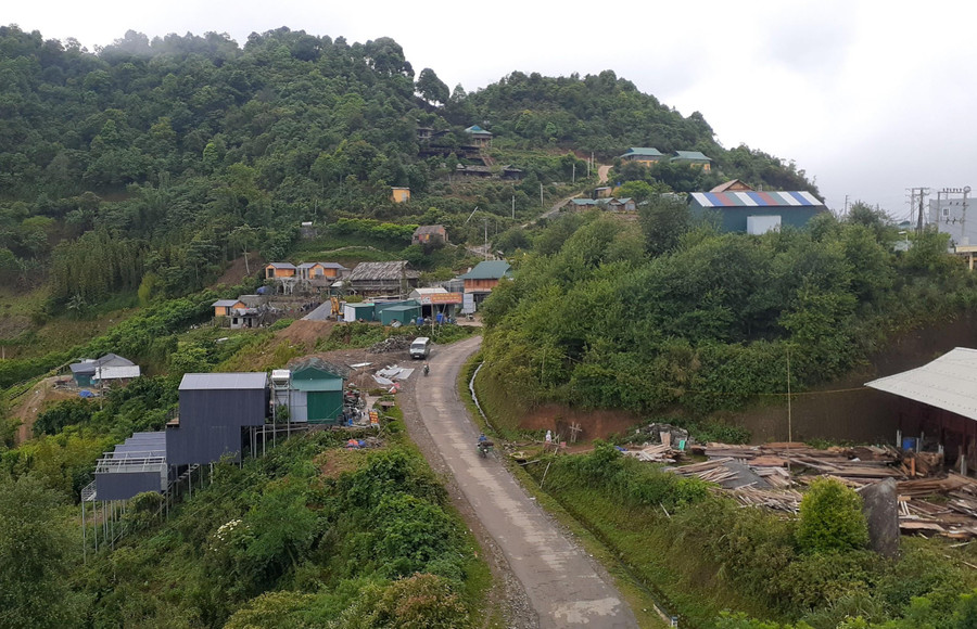 Một góc &quot;Thiên đường mây Tà Xùa&quot; đứng từ Trụ sở UBND xã