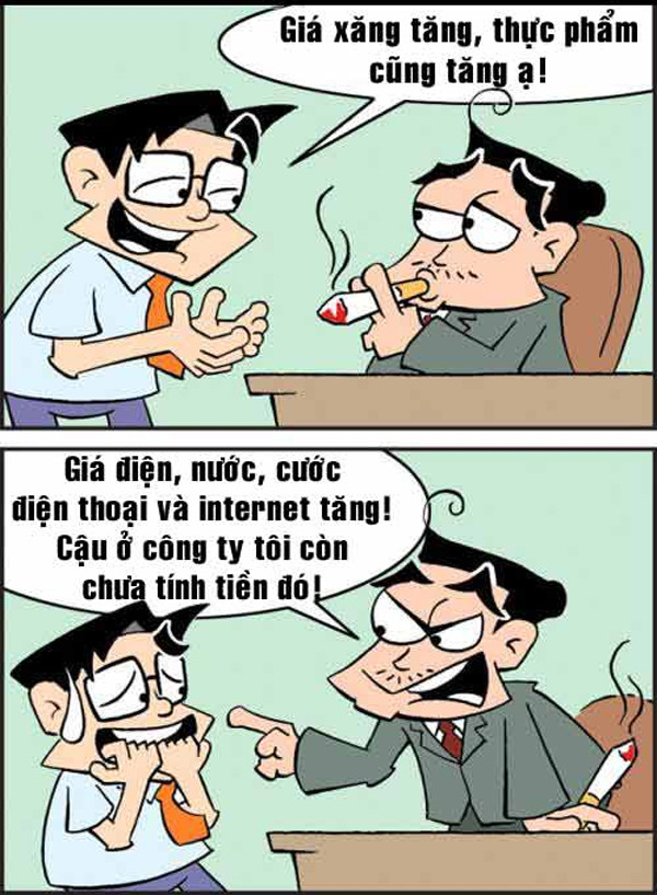 "Tăng ca" để tiết kiệm tiền thuê nhà ảnh 4 Truyện tranh cuối năm Lý do nhân viên ‘tăng ca’