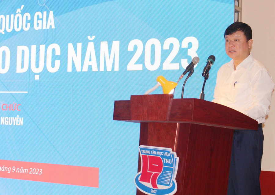 PGS.TS Hoàng Văn Hùng, Giám đốc Đại học Thái Nguyên.