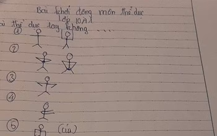 Tường tận 12 động tác thể dục.