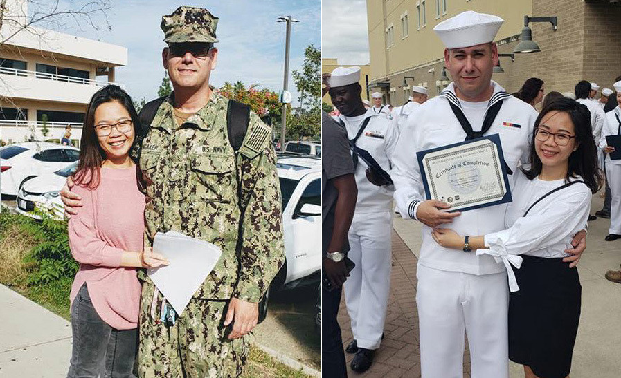 Hy hữu: Cô gái nhỏ nhắn người Việt thành lính hải quân chuyên nghiệp Mỹ ảnh 2 Hy hữu: Cô gái nhỏ nhắn người Việt thành lính hải quân chuyên nghiệp Mỹ