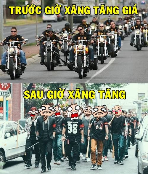 Cuộc đời lên xuống chỉ cách nhau trong một lần xăng tăng.