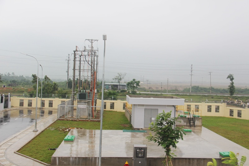 Khu KTX có nhà máy xử lý nước thải đảm bảo quy chuẩn.